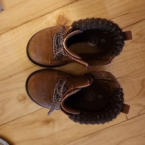 Toddler brown boots